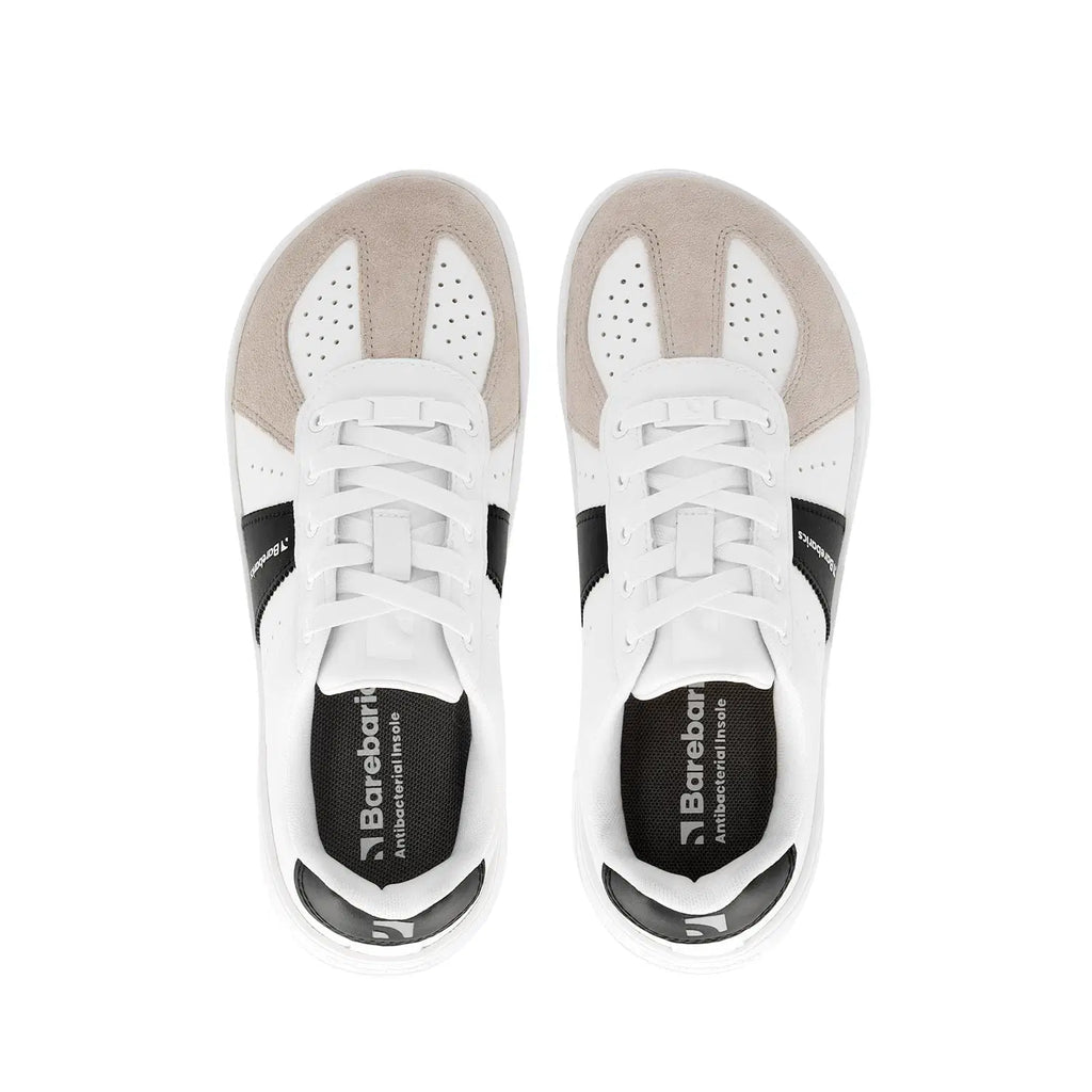 Barefoot Sneakers Barebarics Icara - White & Beige