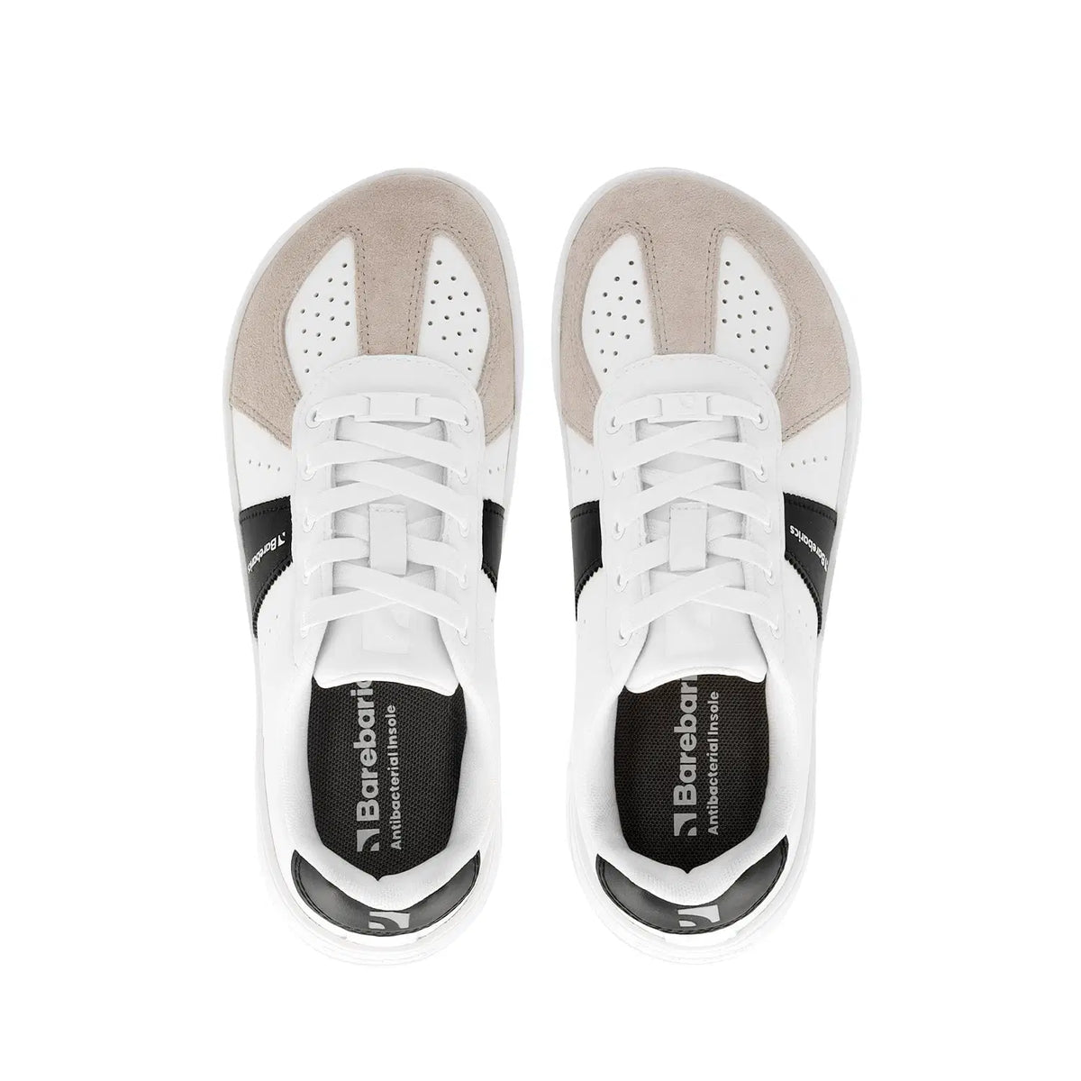 Barefoot Sneakers Barebarics Icara - White & Beige