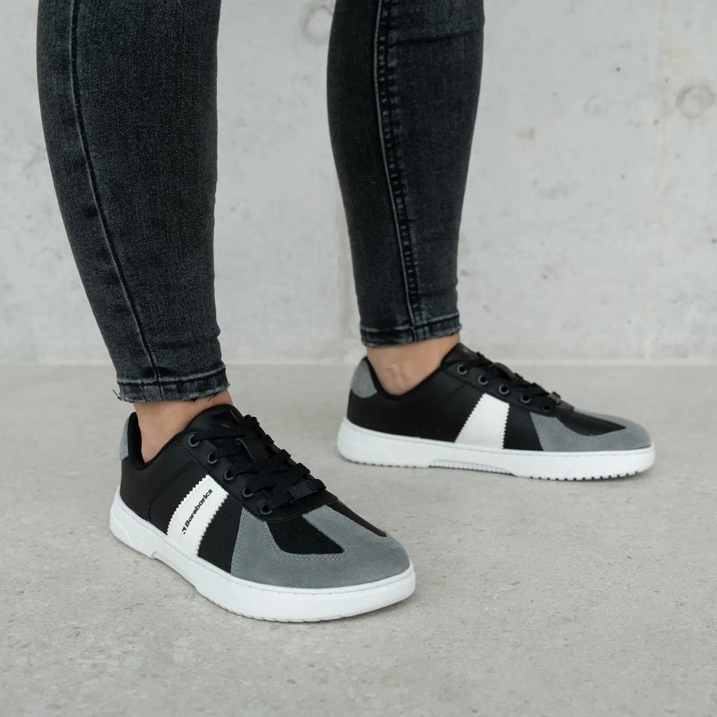 Barfuß-Sneaker Barebarics Icara - Schwarz & Dunkelgrau