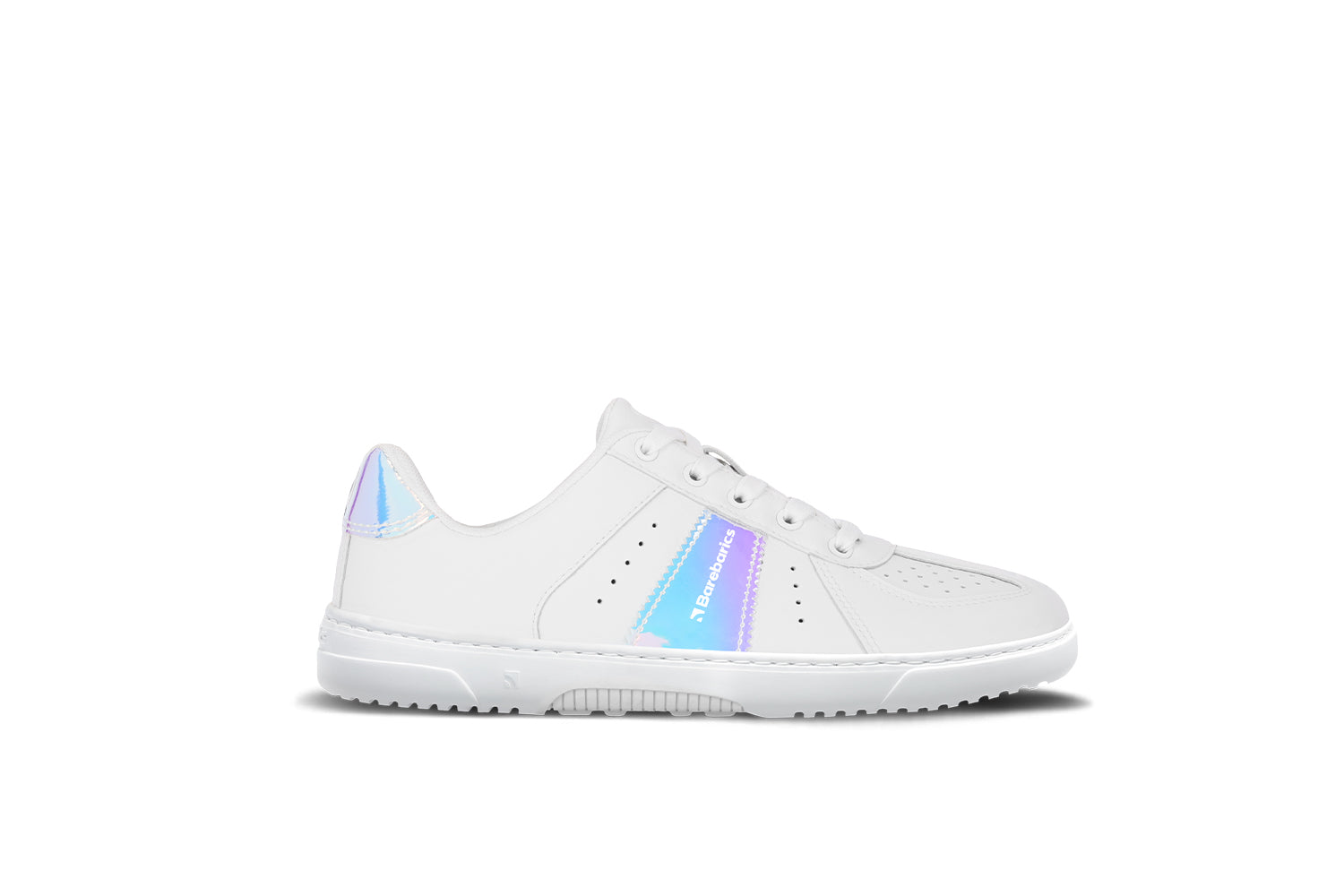 Barfuß-Sneaker Barebarics Icara - Weiß & Pastell-Irisierend