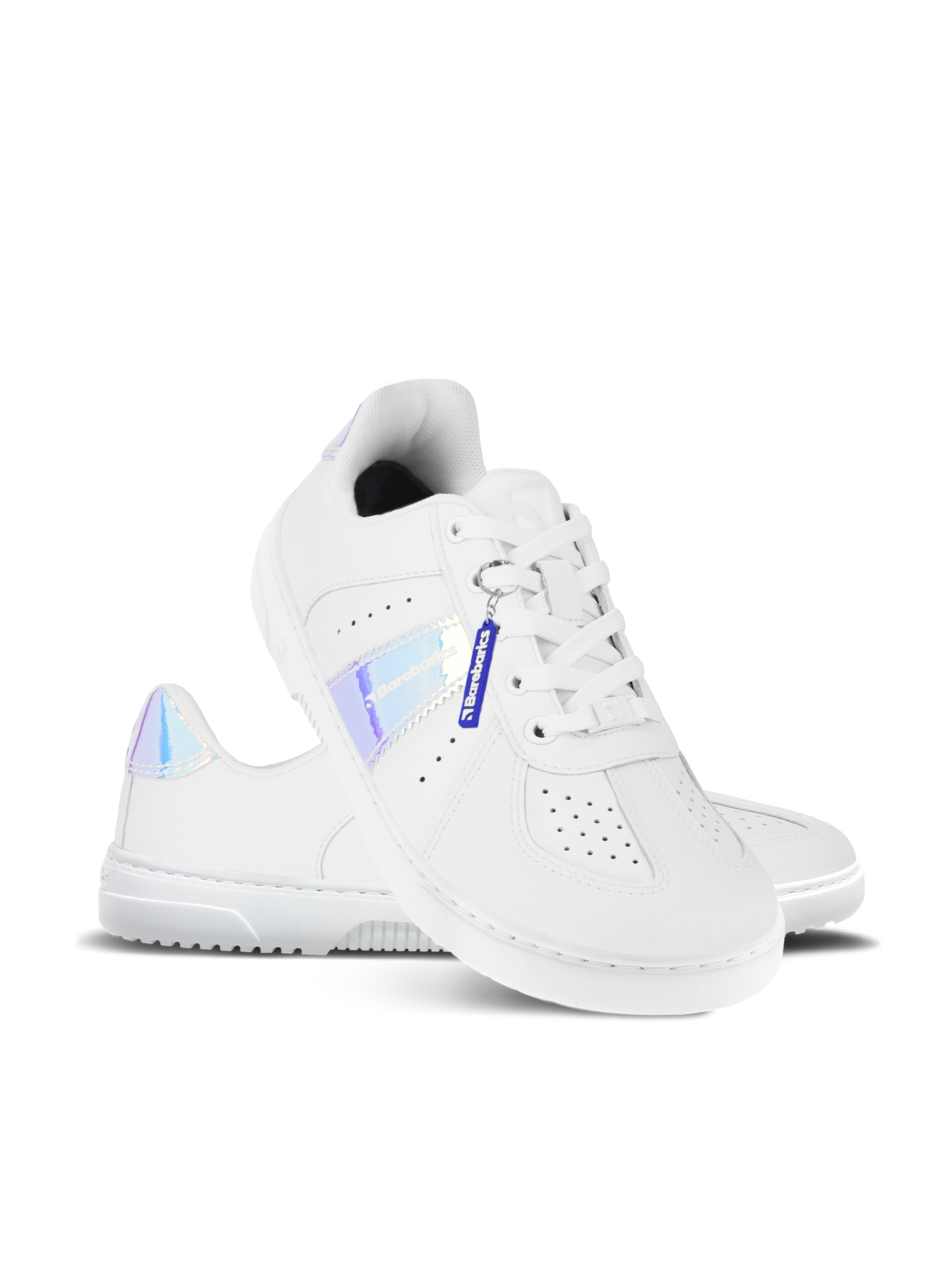 Barfuß-Sneaker Barebarics Icara - Weiß & Pastell-Irisierend
