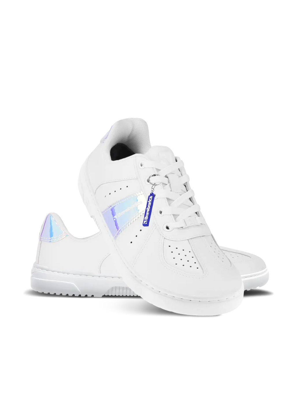 Barfuß-Sneaker Barebarics Icara - Weiß & Pastell-Irisierend