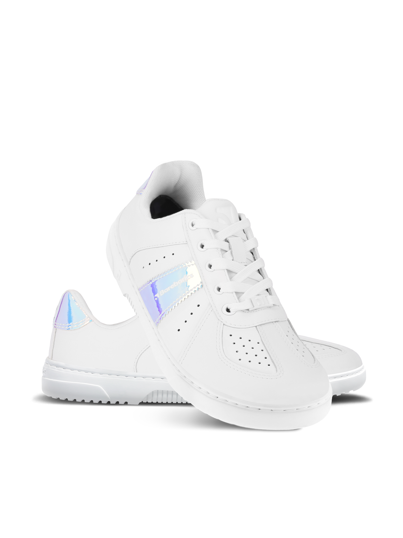 Barfuß-Sneaker Barebarics Icara - Weiß & Pastell-Irisierend