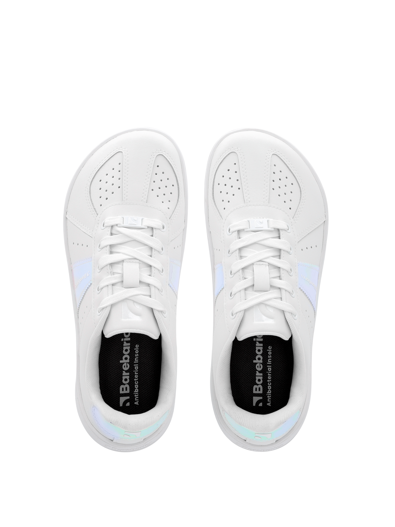 Barfuß-Sneaker Barebarics Icara - Weiß & Pastell-Irisierend