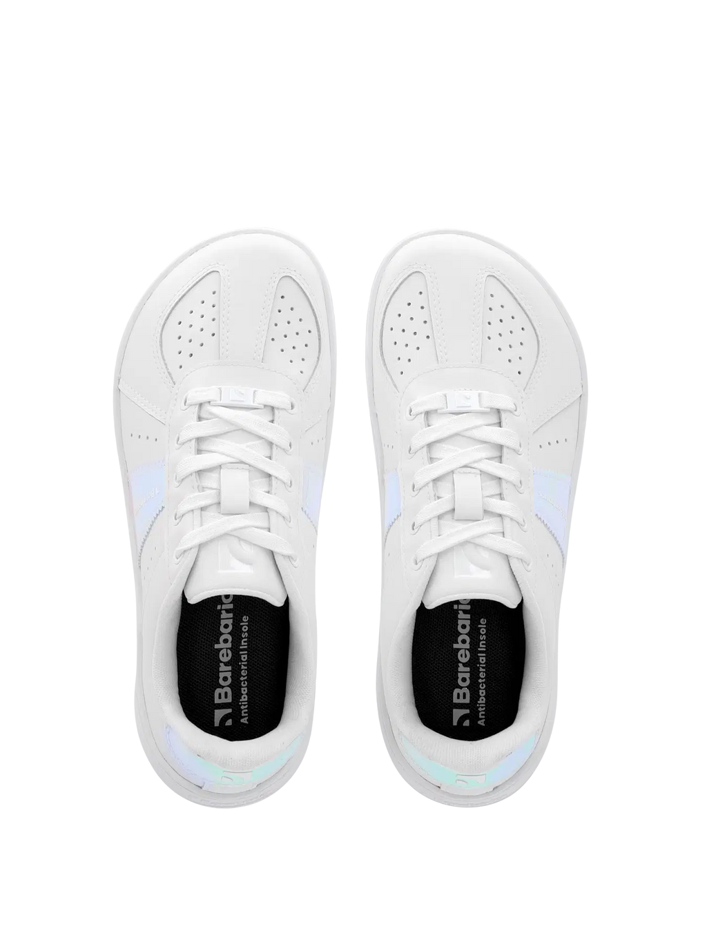Barfuß-Sneaker Barebarics Icara - Weiß & Pastell-Irisierend
