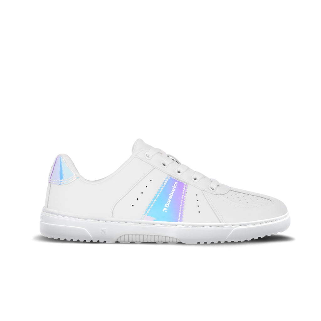 Barfuß-Sneaker Barebarics Icara - Weiß & Pastell-Irisierend
