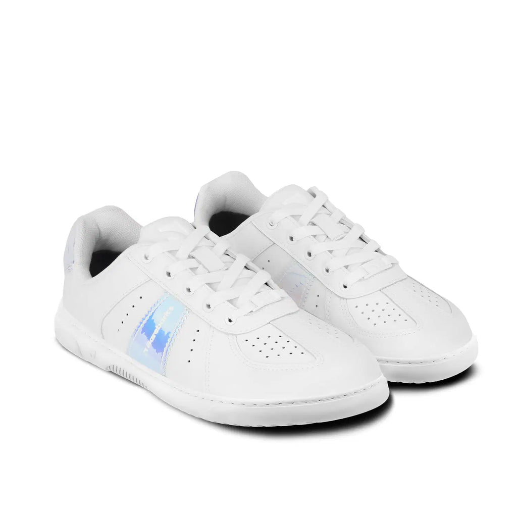 Barfuß-Sneaker Barebarics Icara - Weiß & Pastell-Irisierend