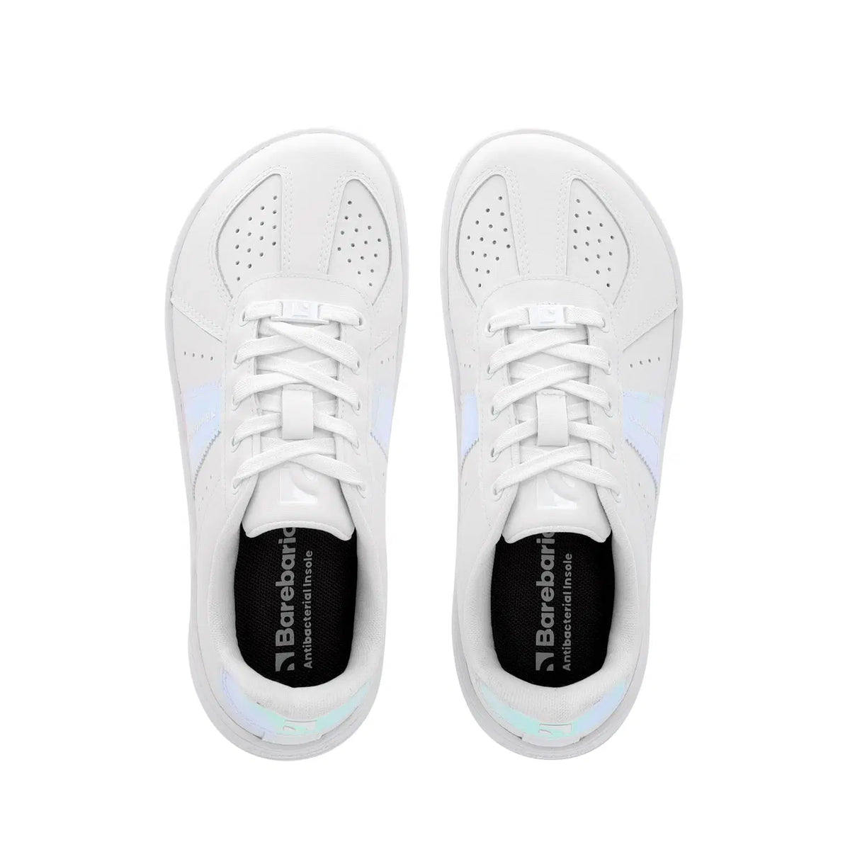 Barfuß-Sneaker Barebarics Icara - Weiß & Pastell-Irisierend
