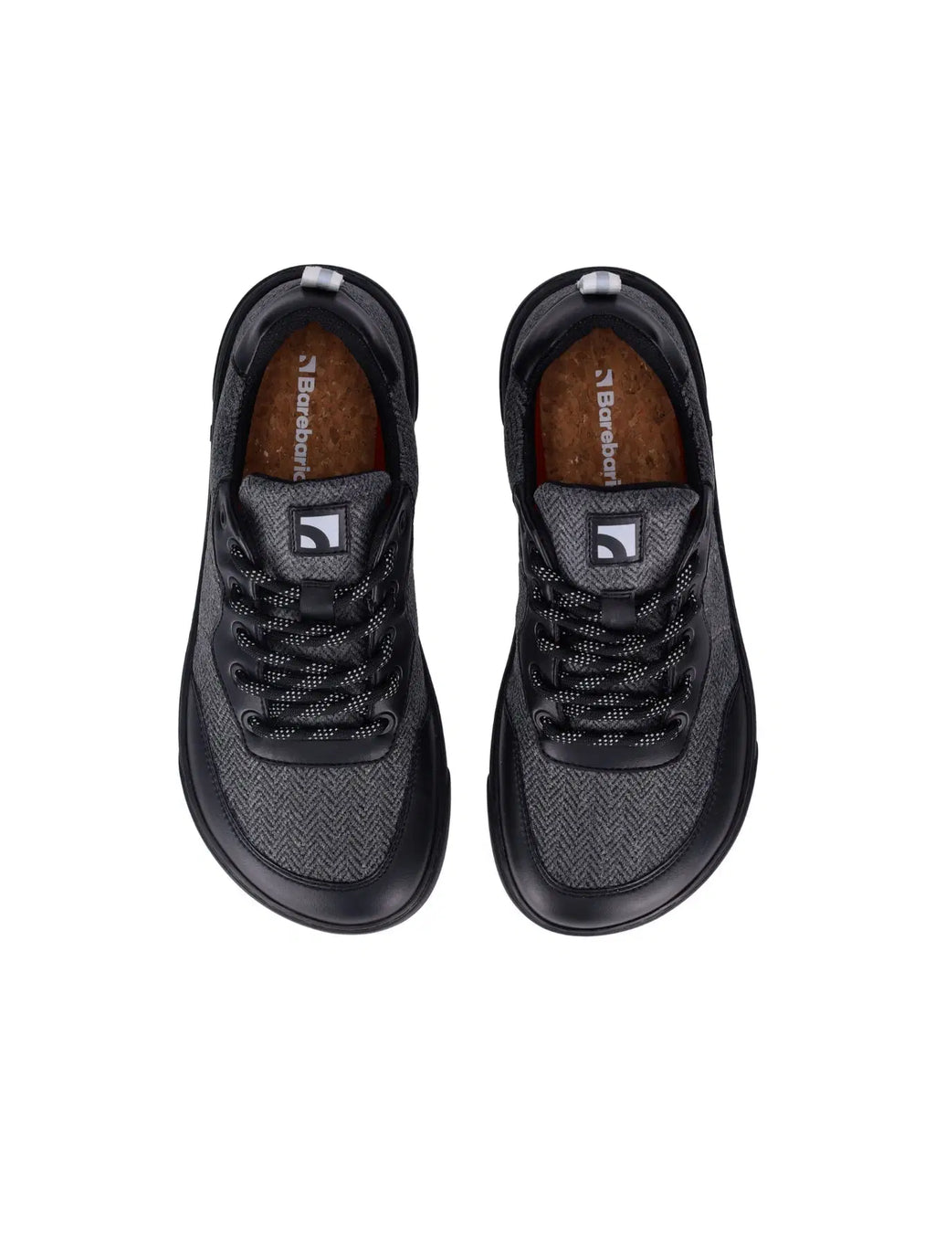 Barefoot Sneakers Barebarics - Kudos - Black & Grey
