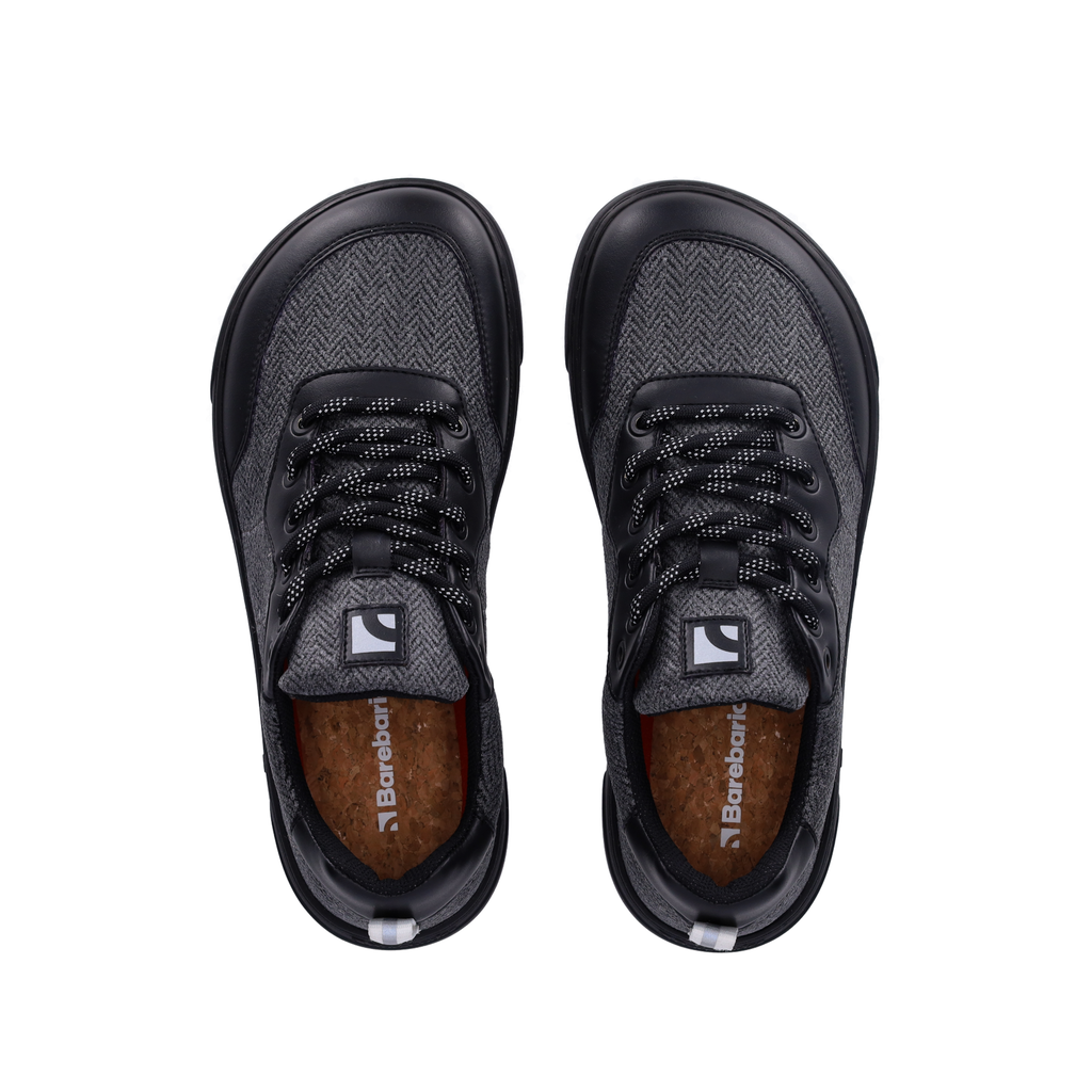Barfuß-Sneaker Barebarics - Kudos - Schwarz & Grau