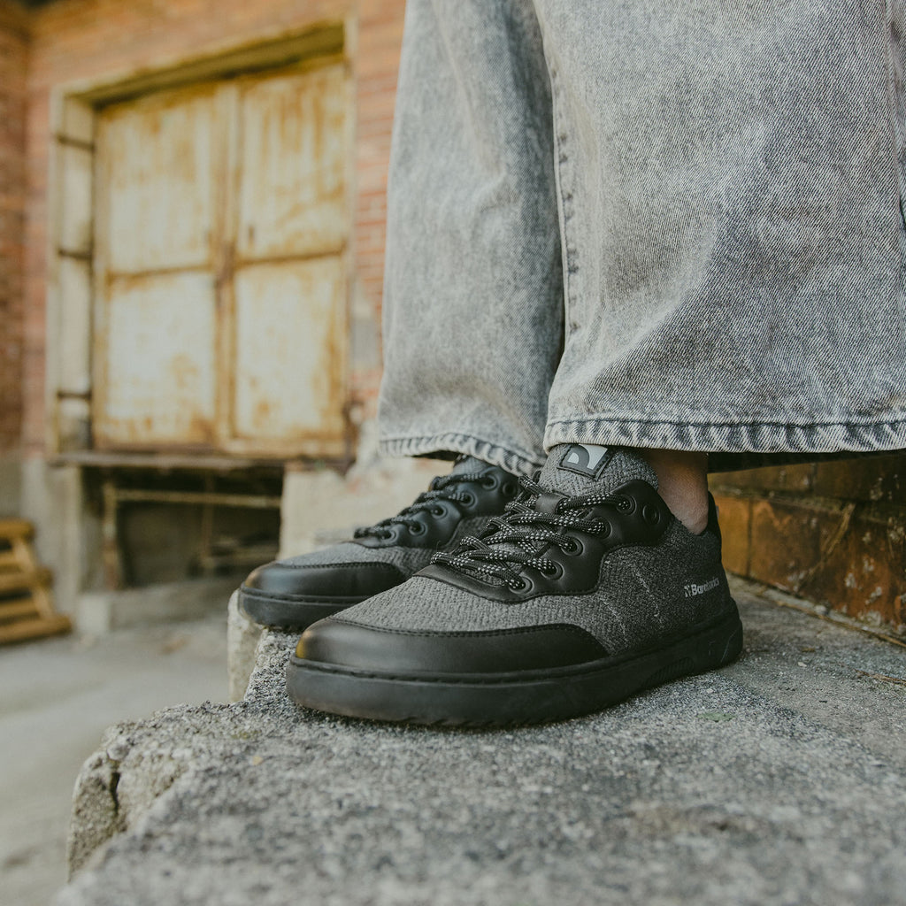 Barfuß-Sneaker Barebarics - Kudos - Schwarz & Grau