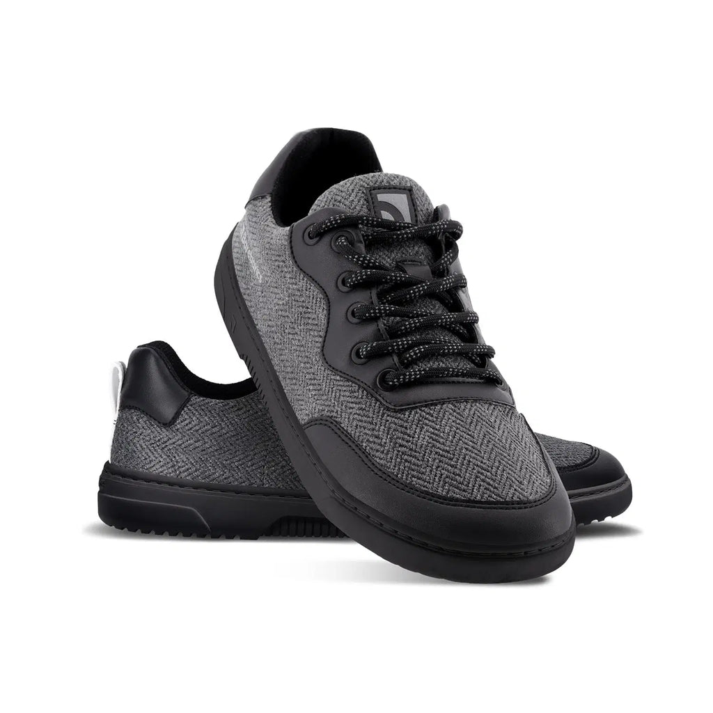 Barefoot Sneakers Barebarics - Kudos - Black & Grey