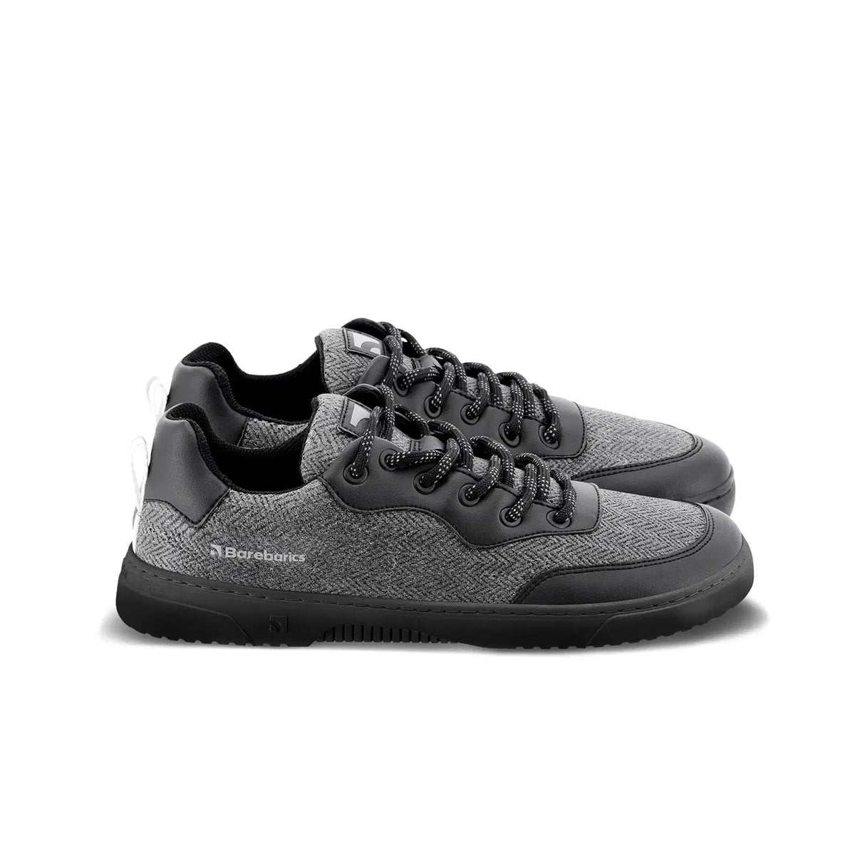 Barefoot Sneakers Barebarics - Kudos - Black & Grey