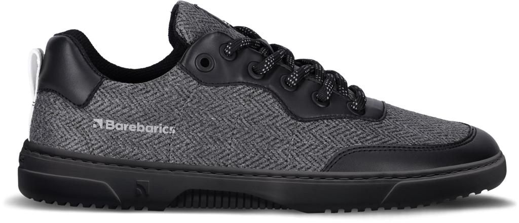 Barefoot Sneakers Barebarics - Kudos - Black & Grey