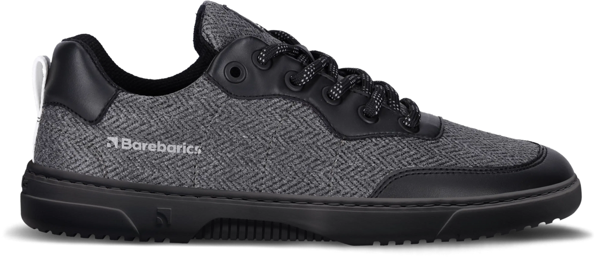 Barefoot Sneakers Barebarics - Kudos - Black & Grey