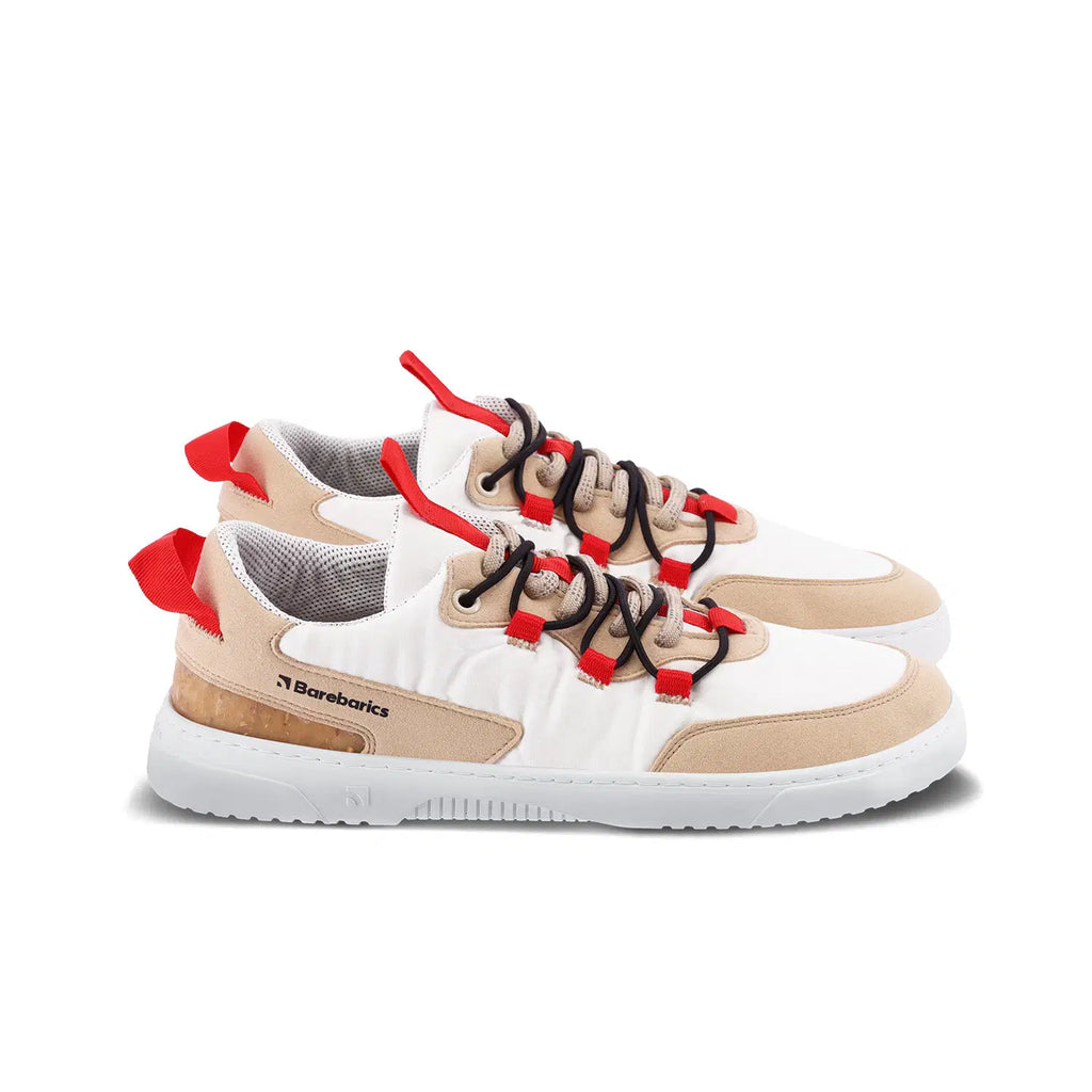 Barefoot Sneakers Barebarics Revive - Beige & White