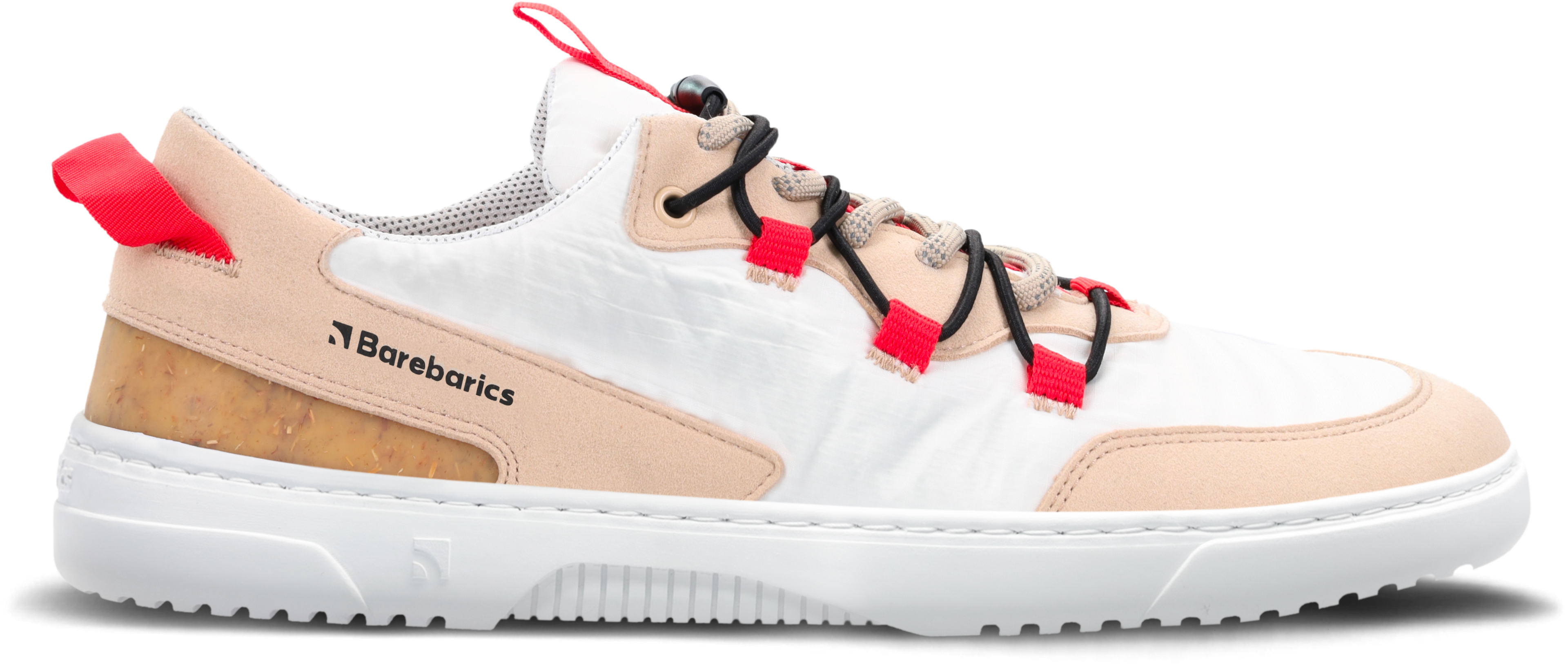 Barfuß-Sneaker Barebarics Revive – Beige & Weiß