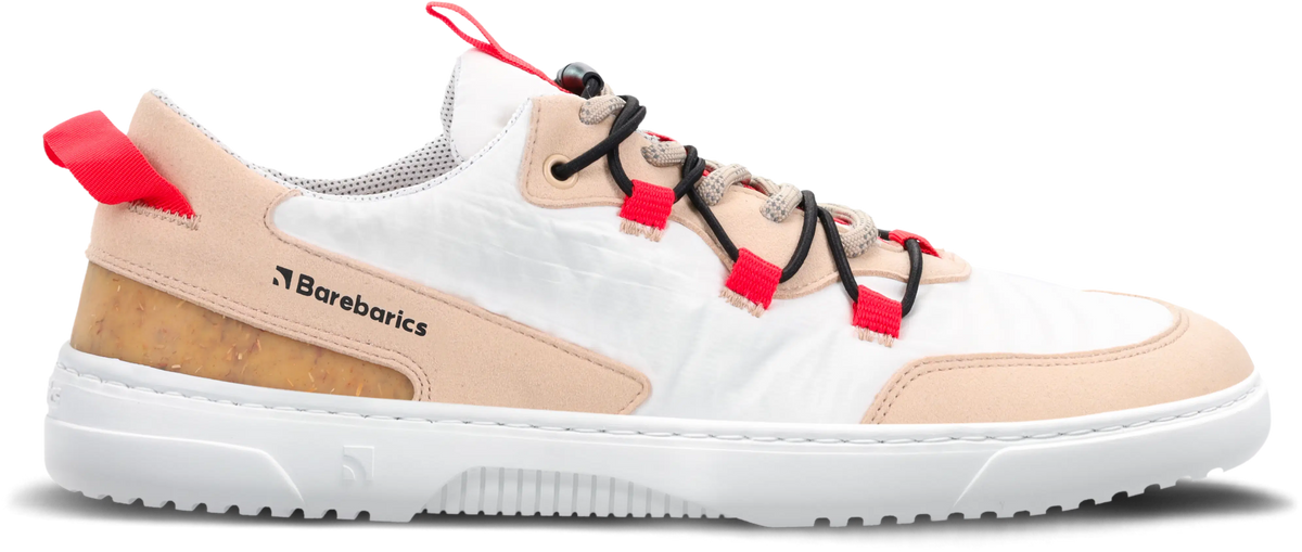Barefoot Sneakers Barebarics Revive - Beige & White