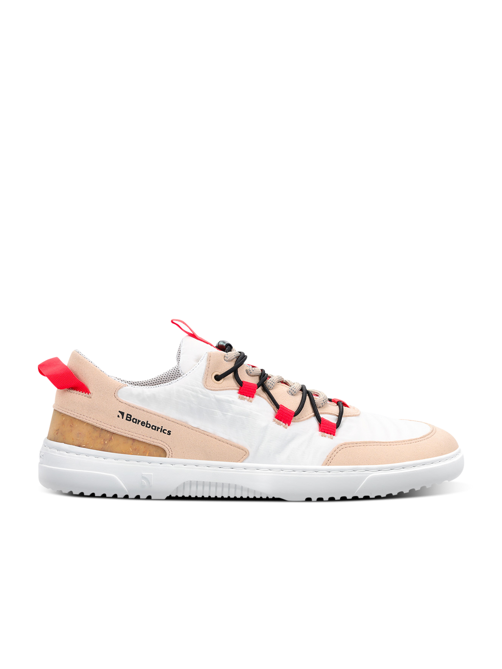 Barfuß-Sneaker Barebarics Revive – Beige & Weiß