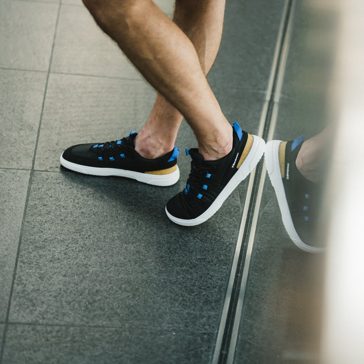 Barefoot Sneakers Barebarics Revive - Black & White