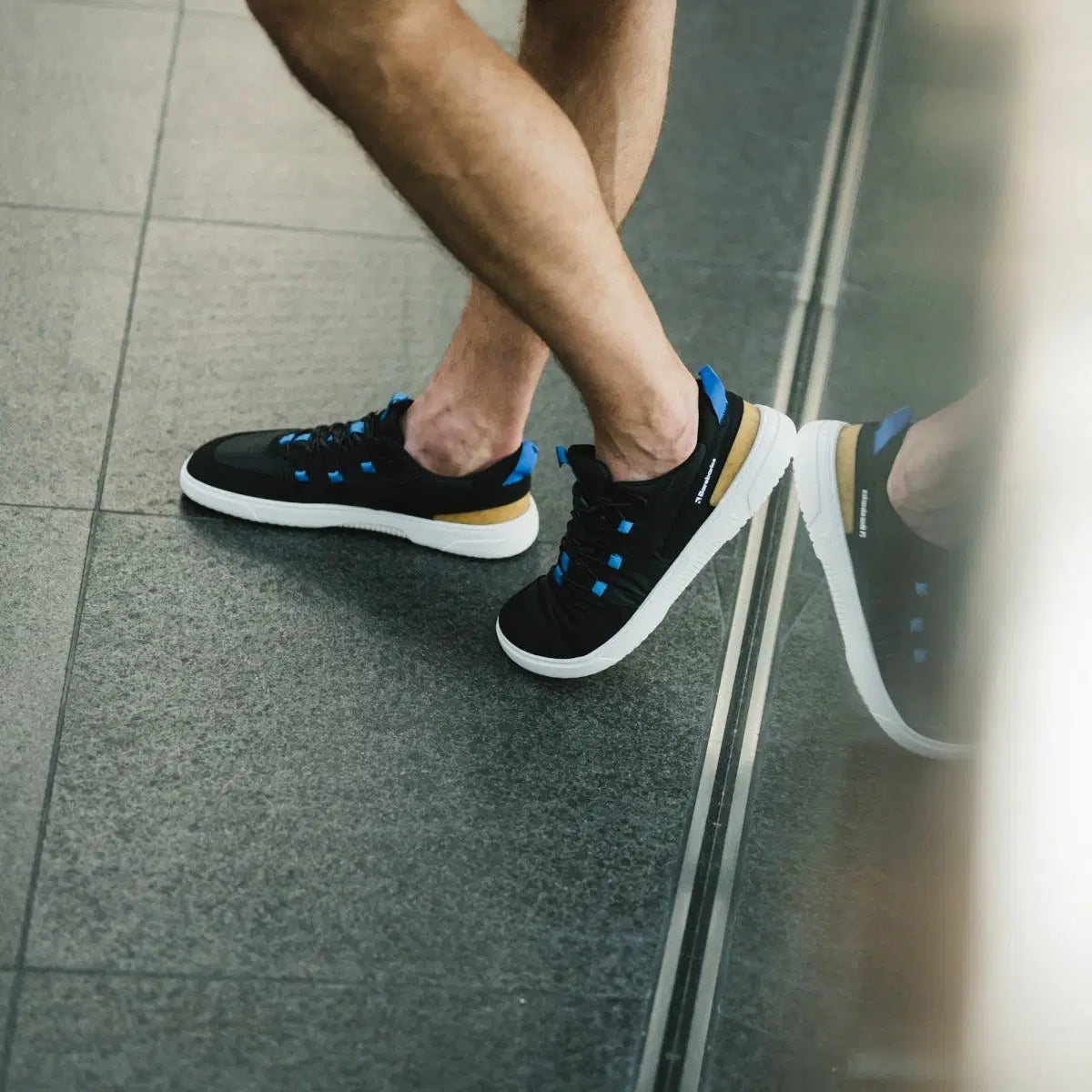 Barefoot Sneakers Barebarics Revive - Black & White