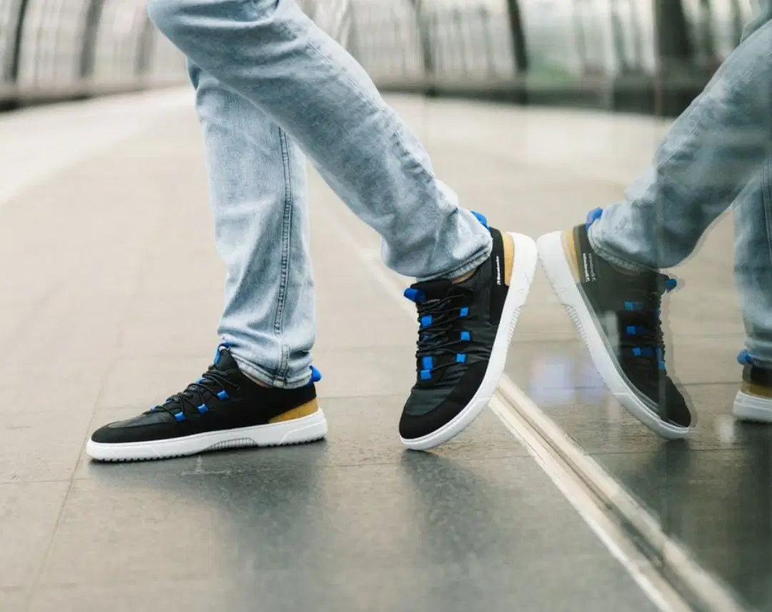 Barefoot Sneakers Barebarics Revive - Black & White