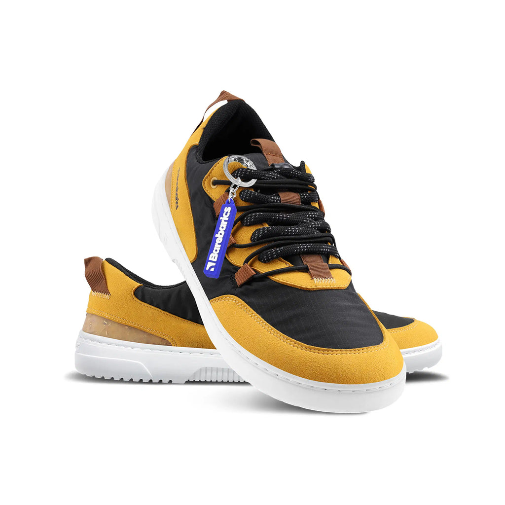 Barefoot Sneakers Barebarics Revive - Golden Yellow & Black
