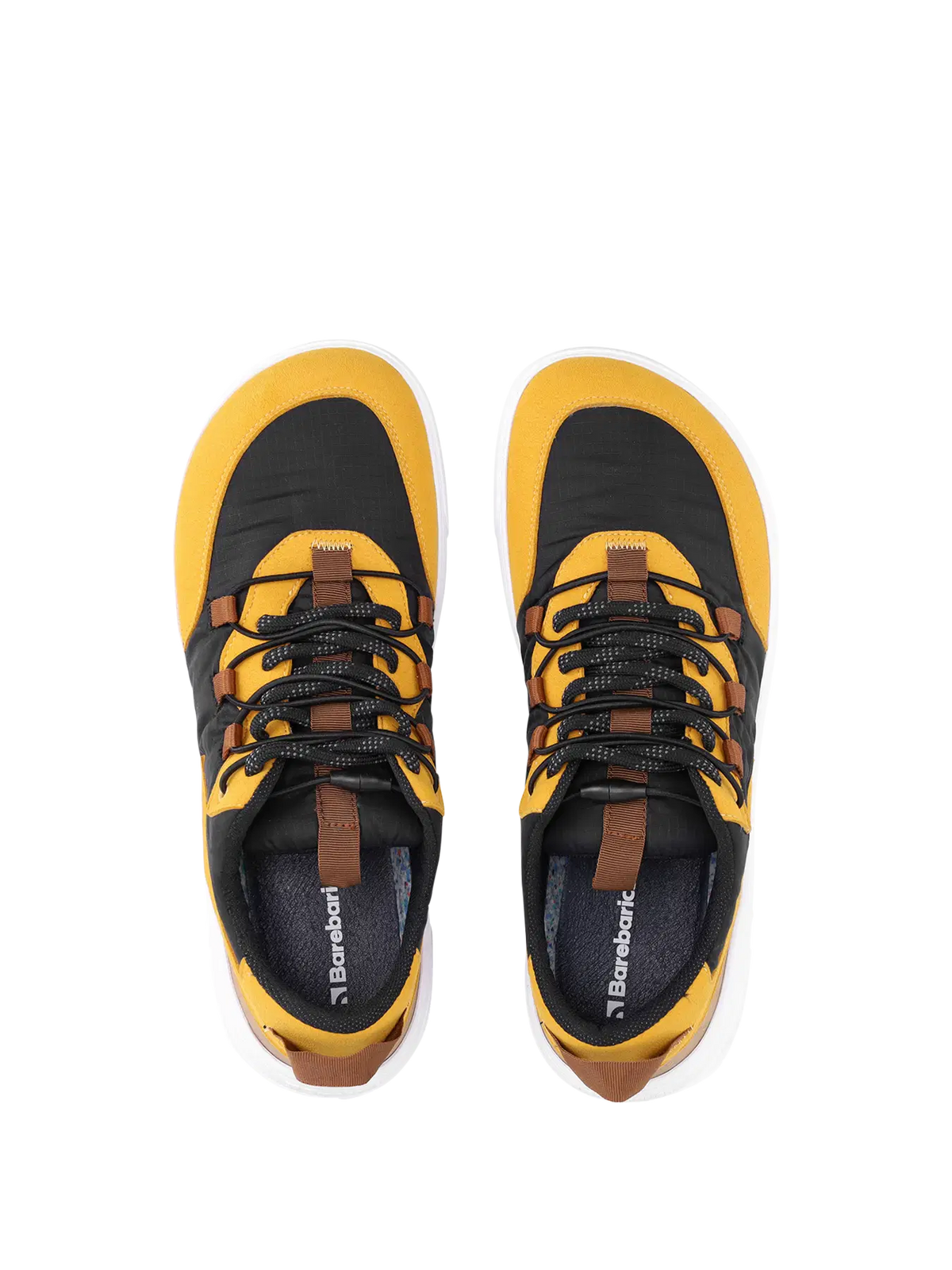 Barefoot Sneakers Barebarics Revive - Golden Yellow & Black