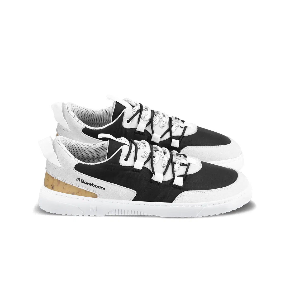 Barfuß Sneaker Barebarics Revive - Hellgrau & Schwarz