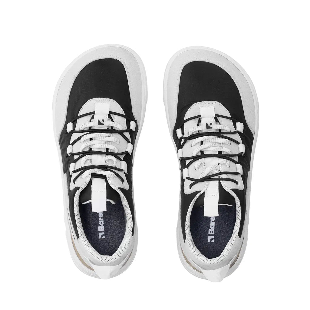 Barfuß Sneaker Barebarics Revive - Hellgrau & Schwarz