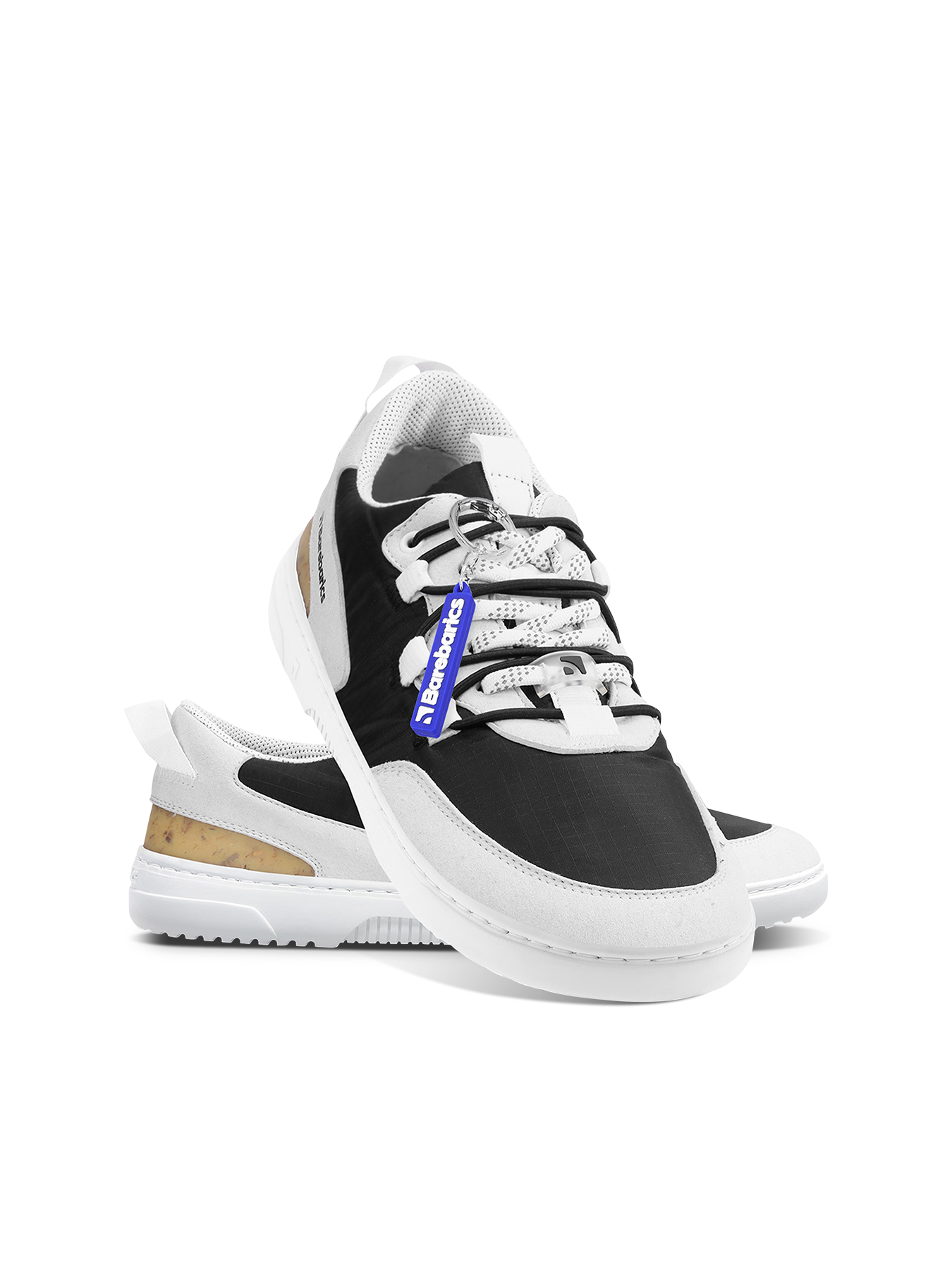 Barfuß Sneaker Barebarics Revive - Hellgrau & Schwarz