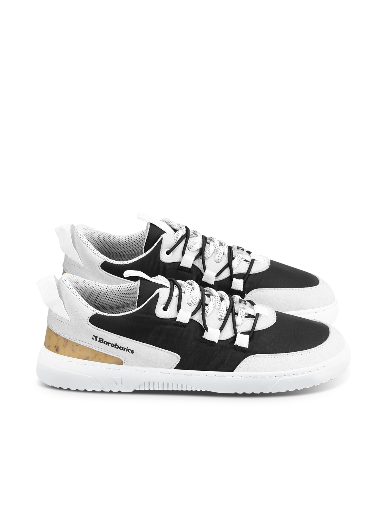 Barfuß Sneaker Barebarics Revive - Hellgrau & Schwarz