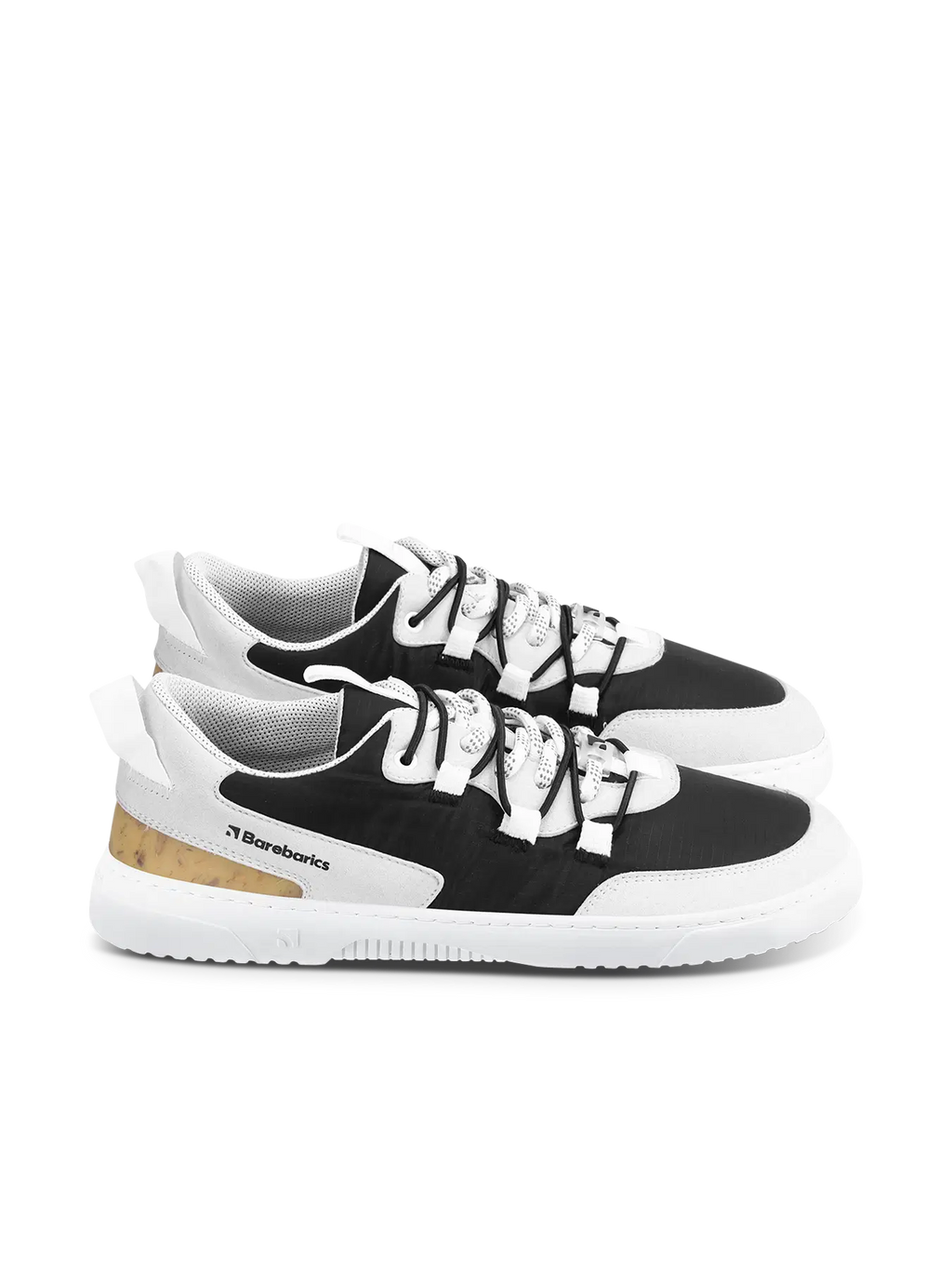 Barfuß Sneaker Barebarics Revive - Hellgrau & Schwarz