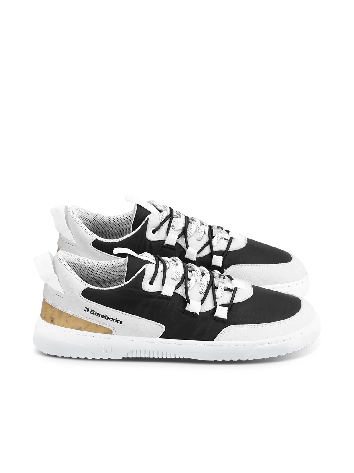 Barfuß Sneaker Barebarics Revive - Hellgrau & Schwarz