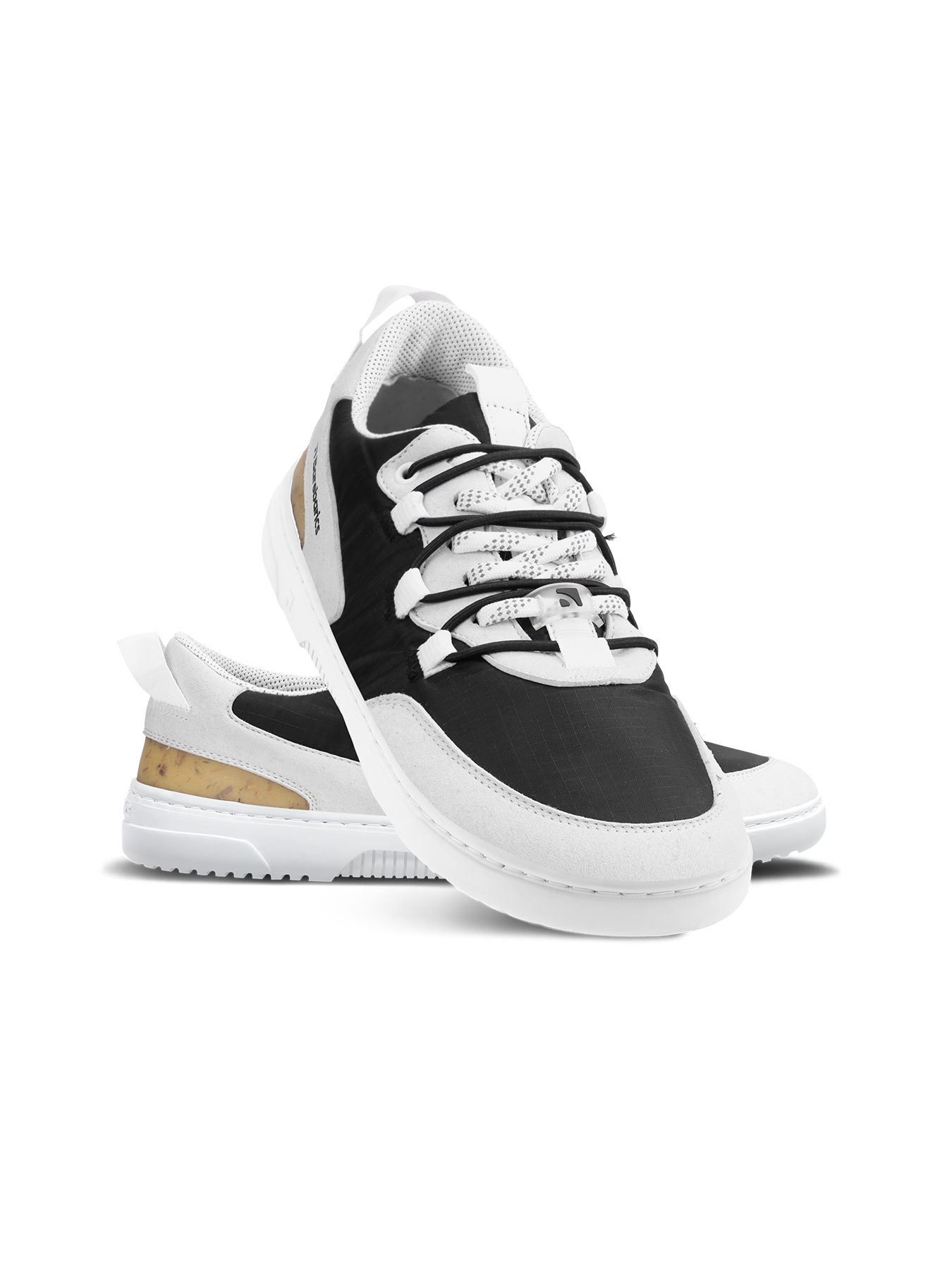 Barfuß Sneaker Barebarics Revive - Hellgrau & Schwarz
