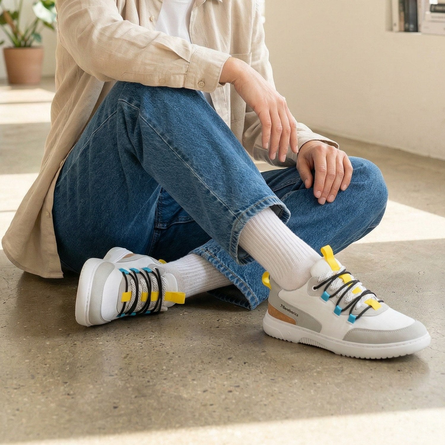 Barfußschuhe Barebarics Revive - White & Grey