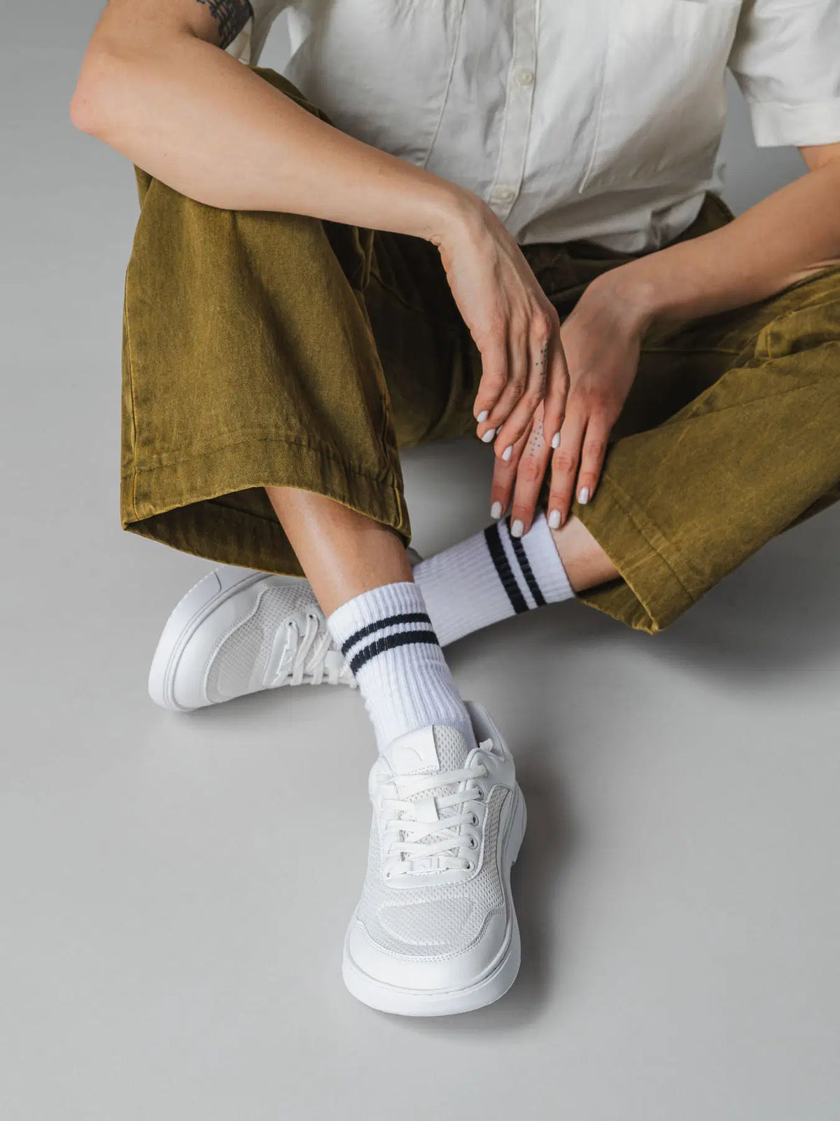 Barfuß-Sneaker Barebarics Vaporo - All White