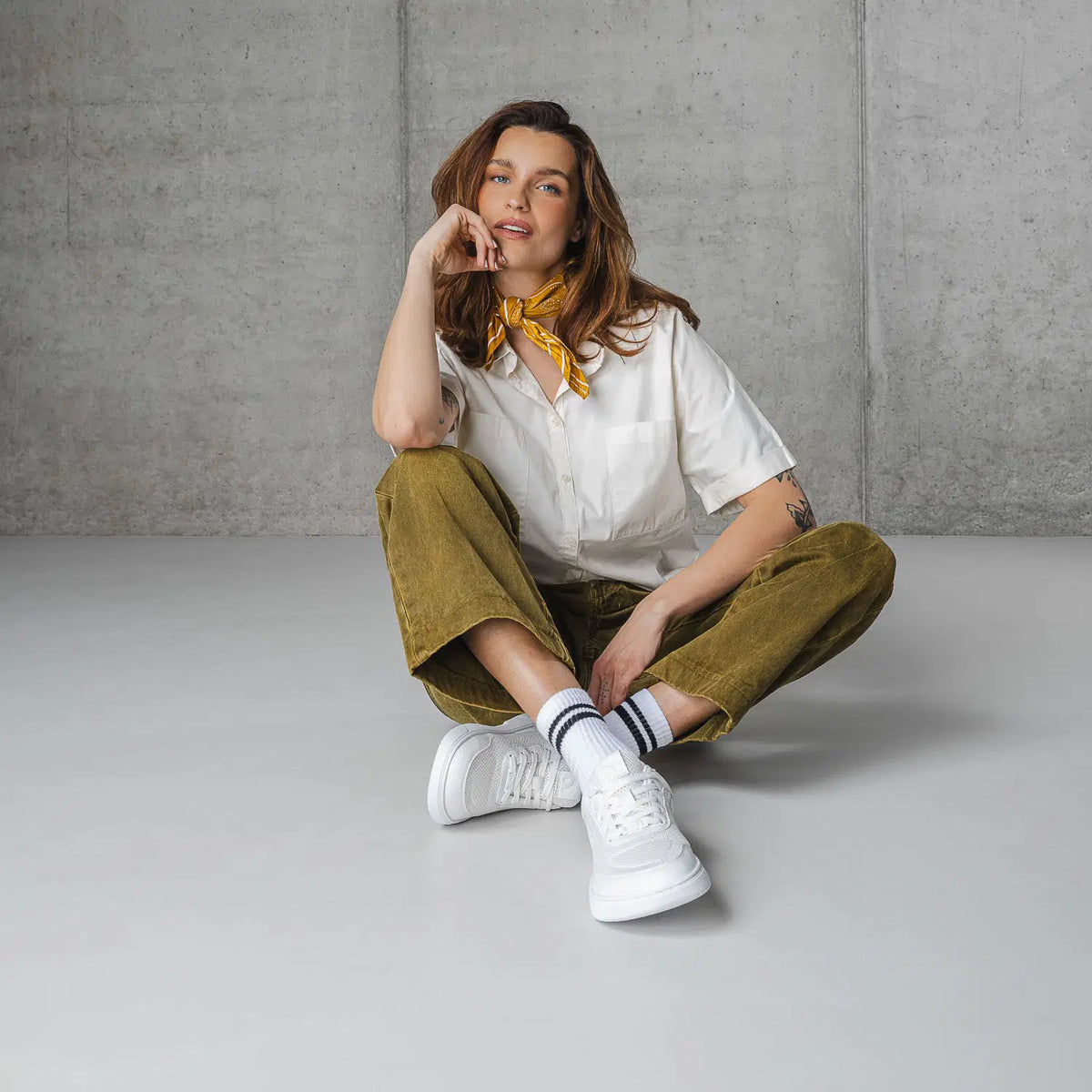 Barfuß-Sneaker Barebarics Vaporo - All White