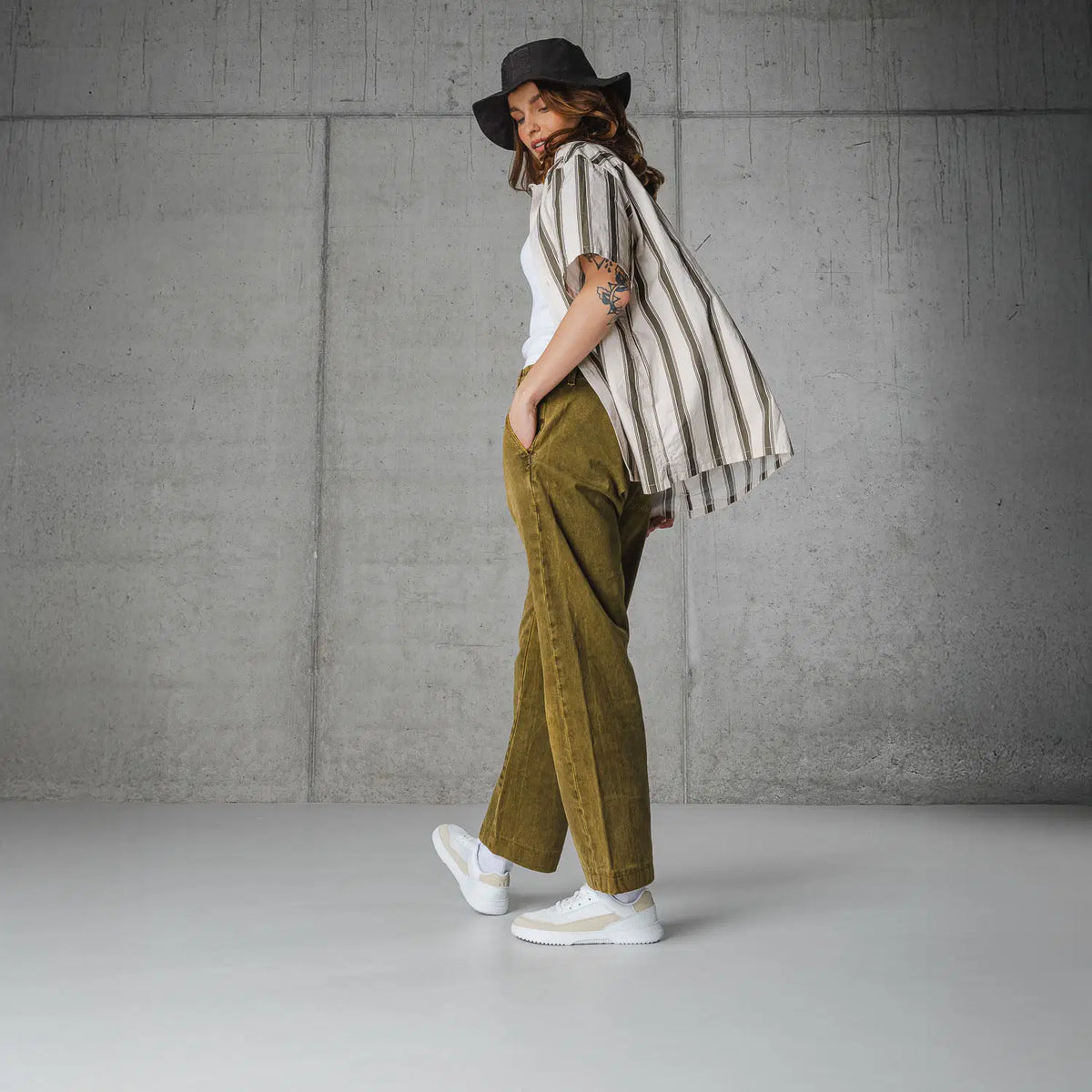 Barefoot Sneakers Barebarics Vaporo - White & Beige