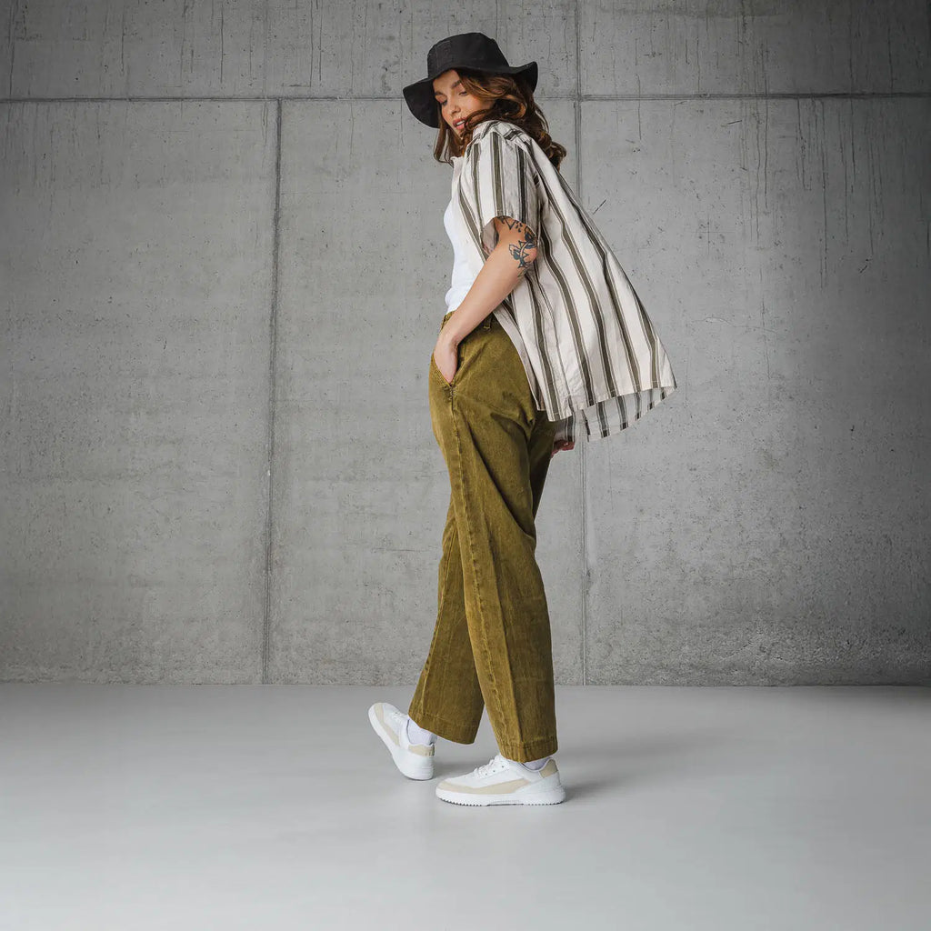 Barefoot Sneakers Barebarics Vaporo - White & Beige