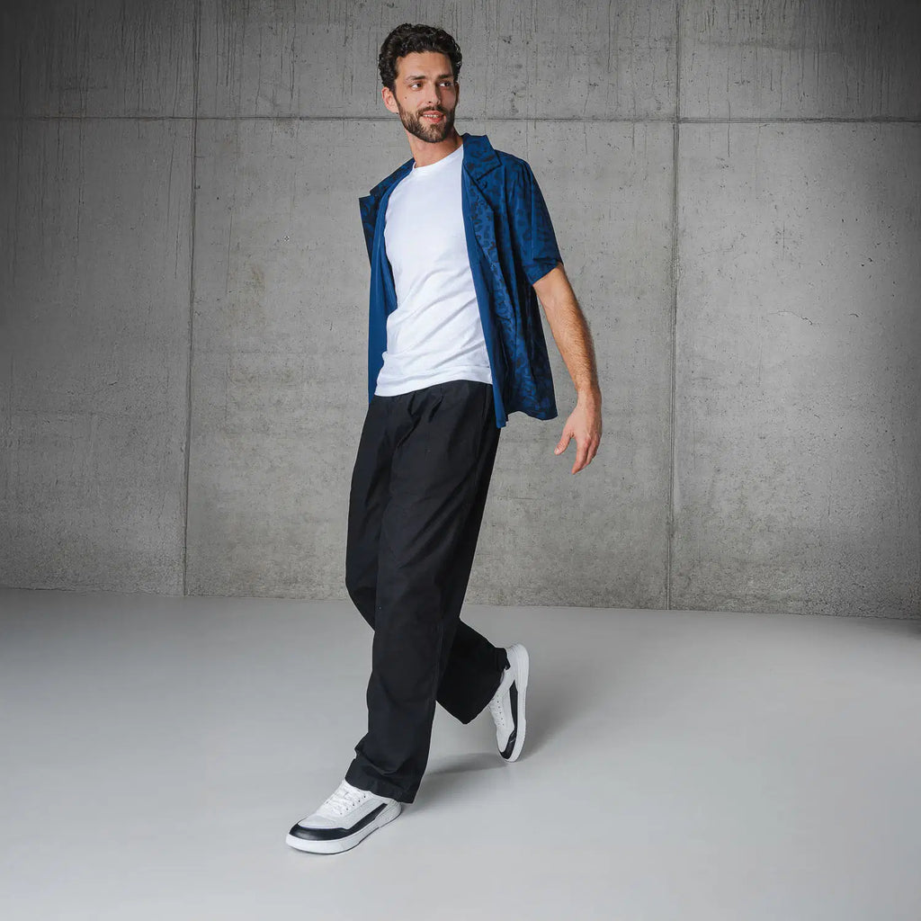 Barfuß-Sneaker Barebarics Vaporo – Weiß & Schwarz