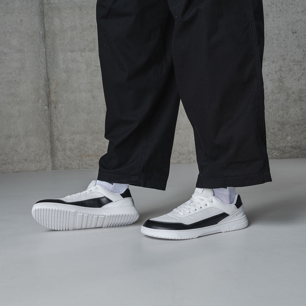 Barfuß-Sneaker Barebarics Vaporo – Weiß & Schwarz