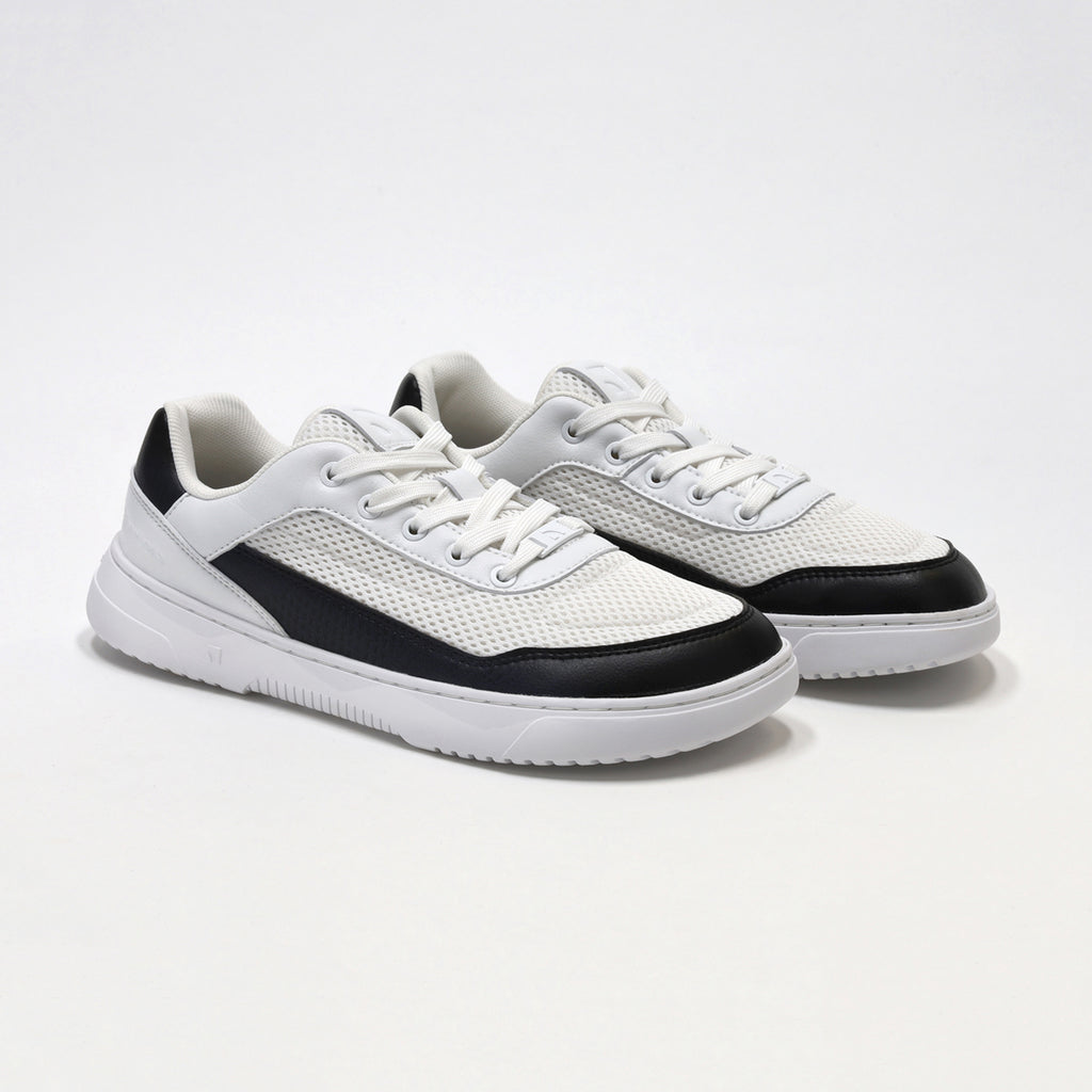 Barfuß-Sneaker Barebarics Vaporo – Weiß & Schwarz