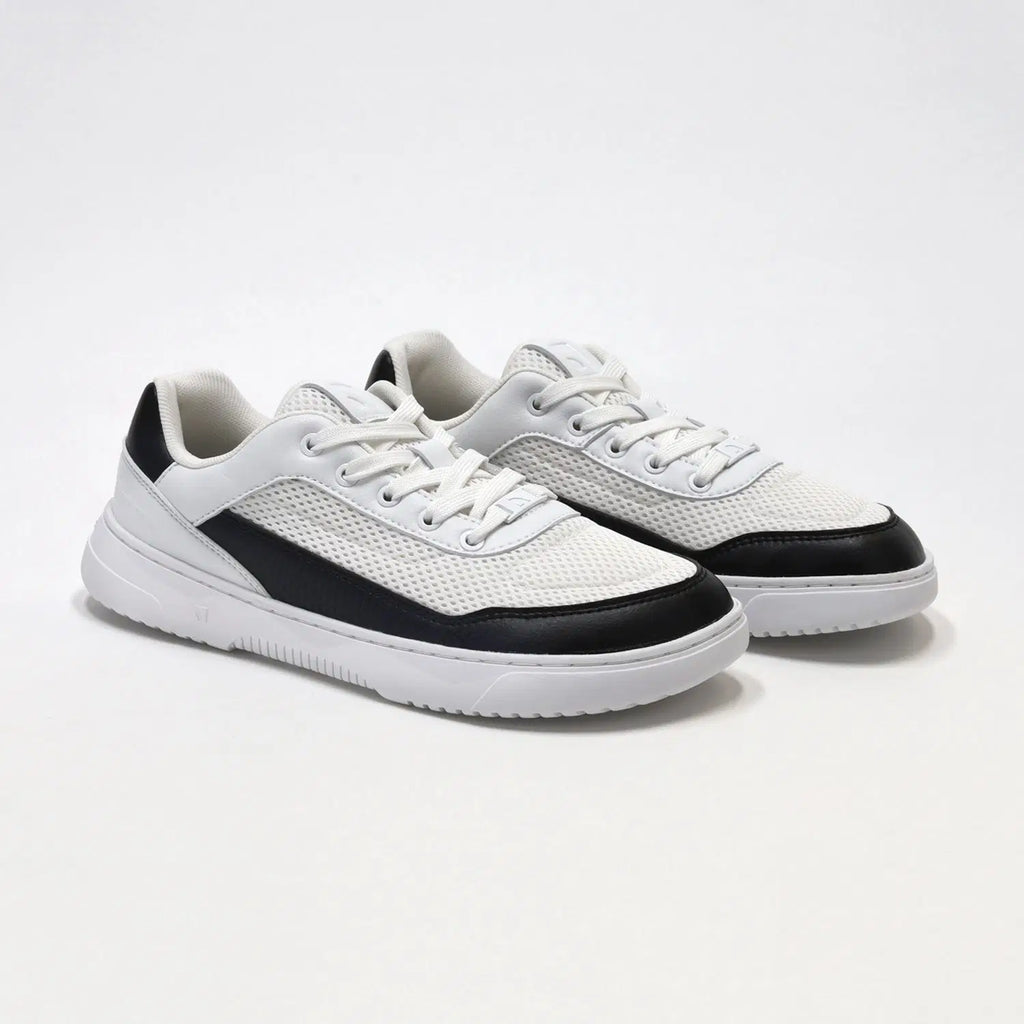Barfuß-Sneaker Barebarics Vaporo – Weiß & Schwarz