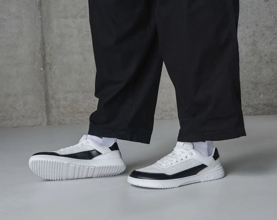 Barefoot Sneakers Barebarics Vaporo - White & Black