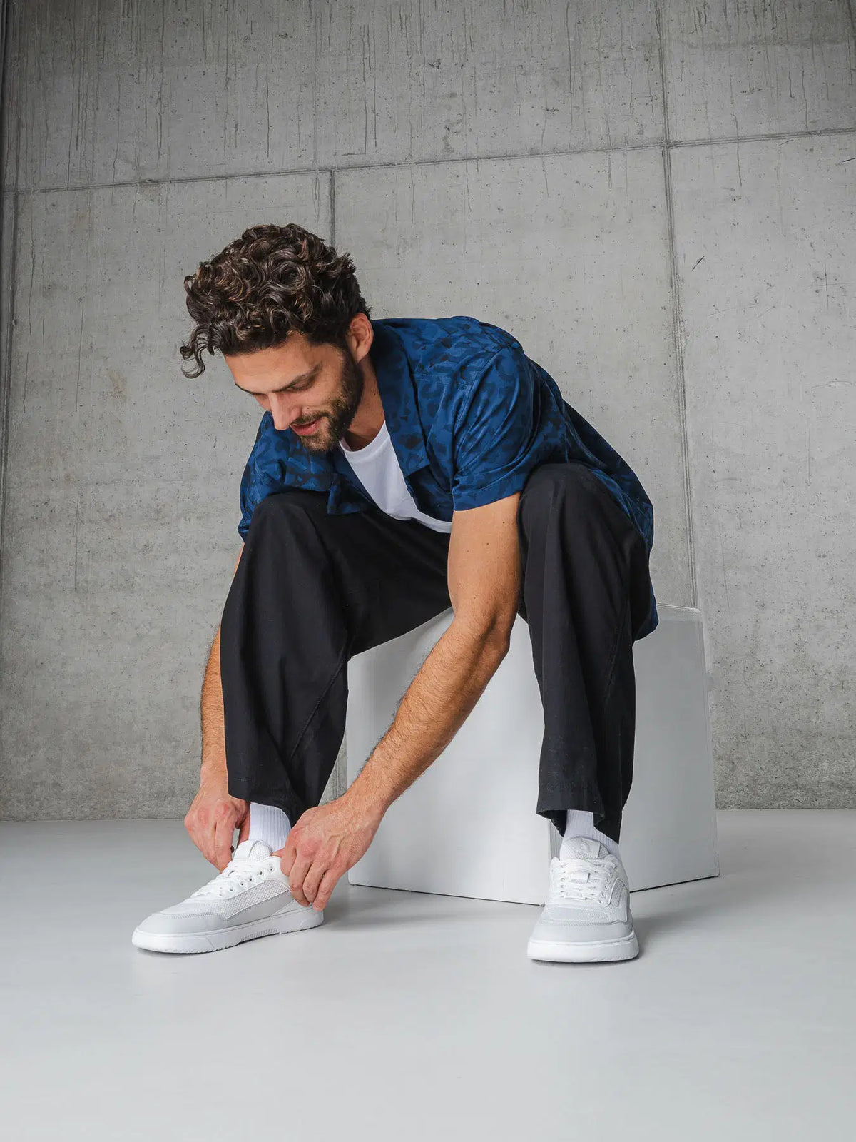 Barfuß Sneaker Barebarics Vaporo - White & Light Grey