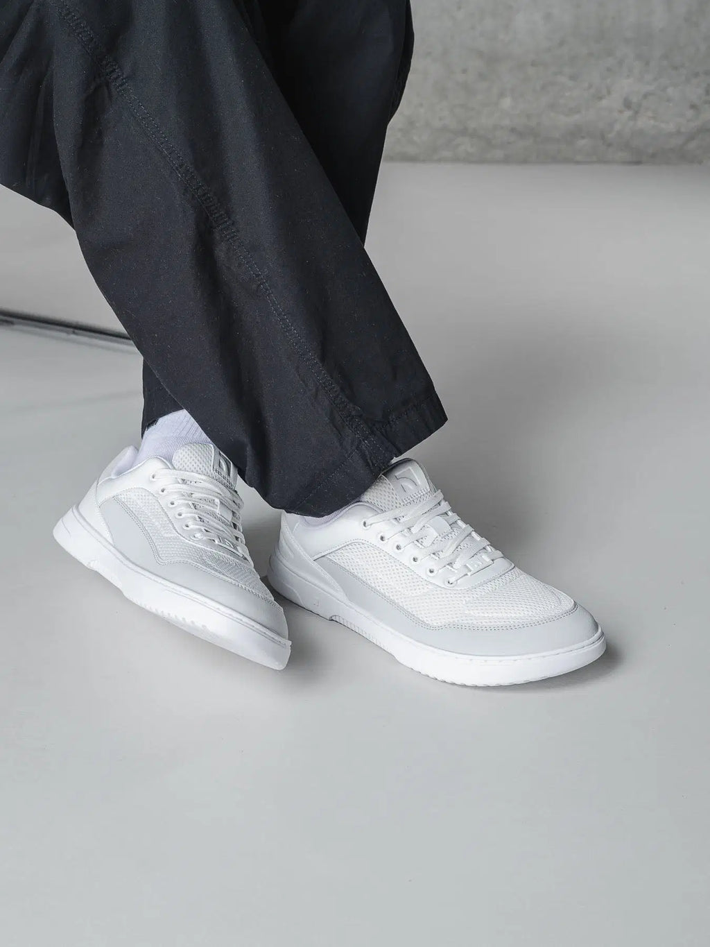 Barfuß Sneaker Barebarics Vaporo - White & Light Grey