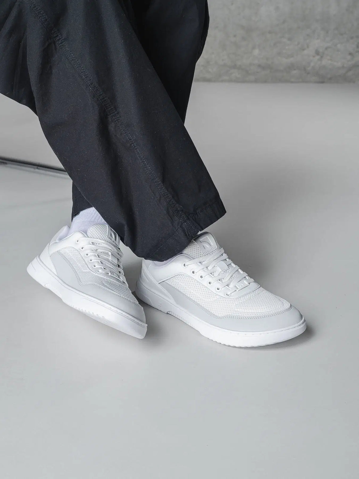 Barfuß Sneaker Barebarics Vaporo - White & Light Grey