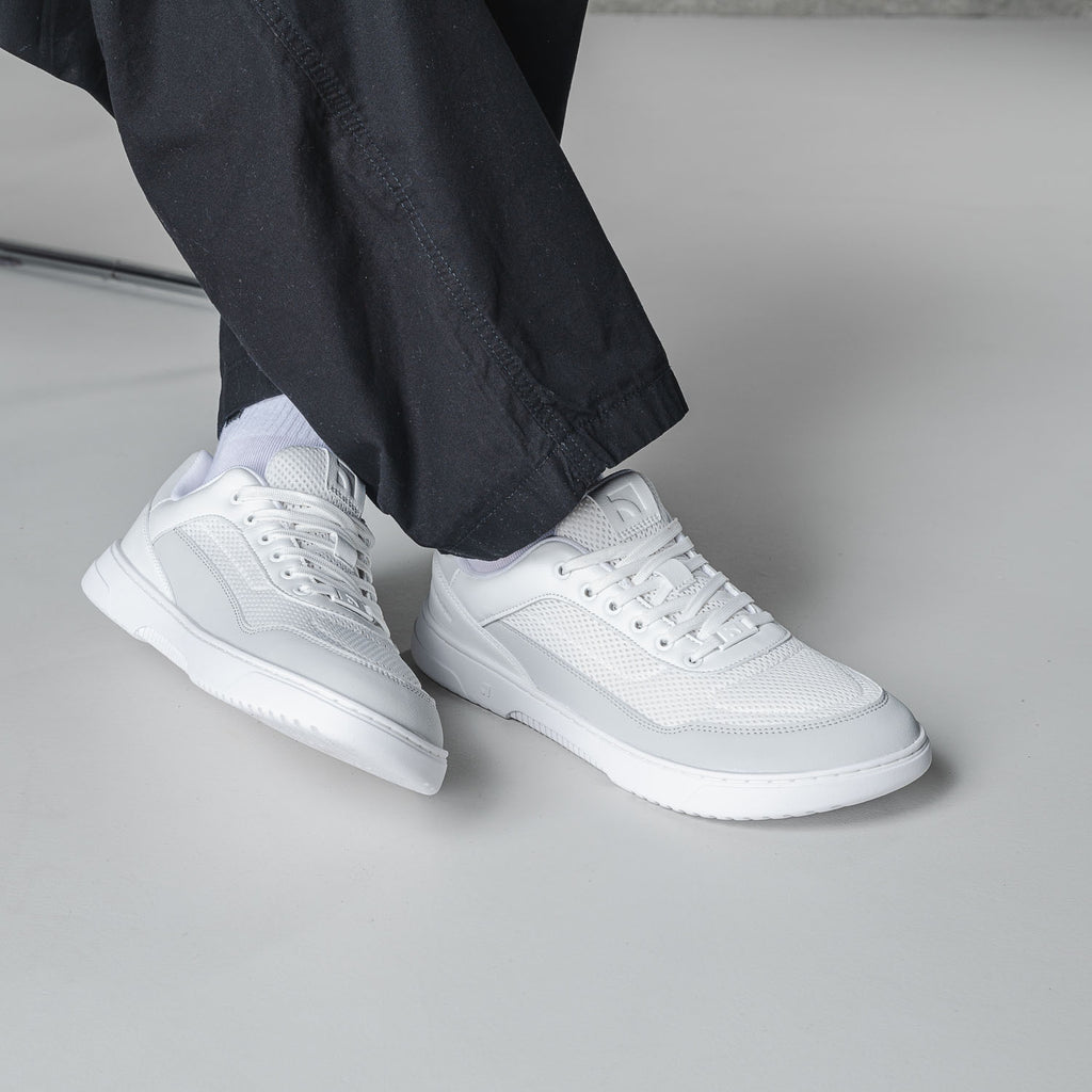 Barfuß Sneaker Barebarics Vaporo - White & Light Grey