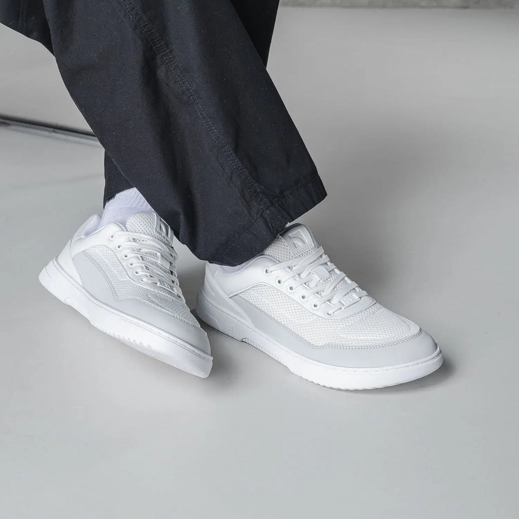 Barfuß Sneaker Barebarics Vaporo - White & Light Grey